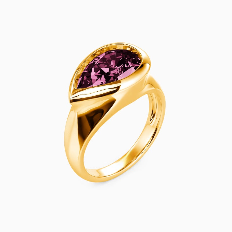 The Naomi 14K Gold Pink Diamond