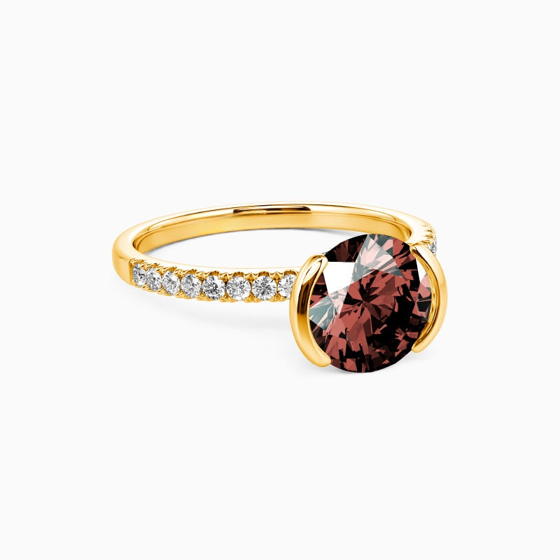 The Emily 14K Gold Brown Diamond
