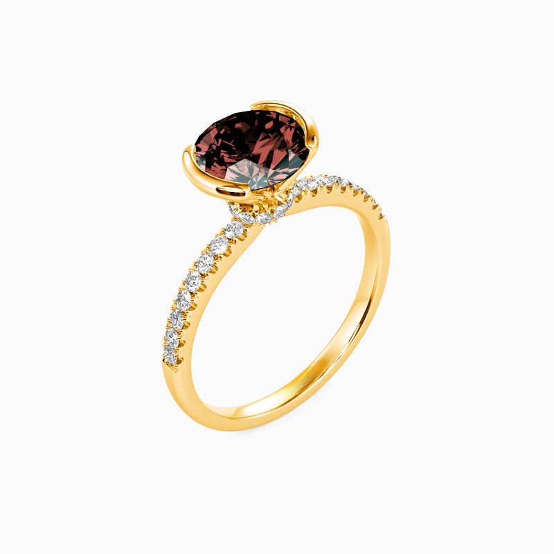 The Emily 14K Gold Brown Diamond