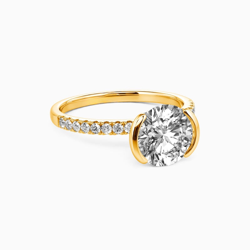 The Emily 14K Gold White Diamond