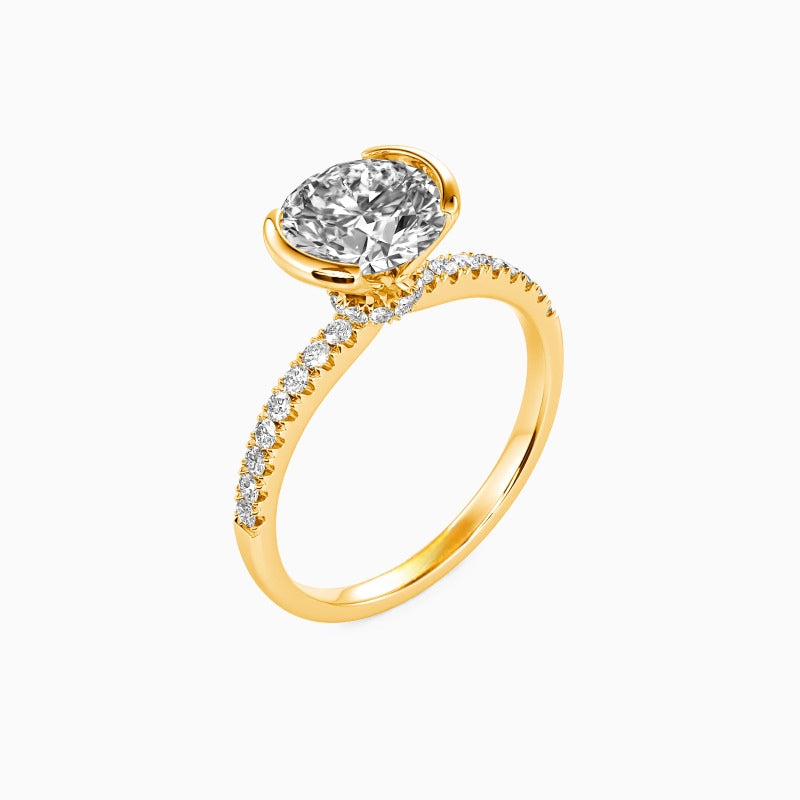 The Emily 14K Gold White Diamond