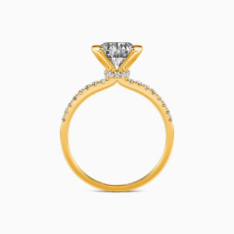 The Emily 14K Gold White Diamond