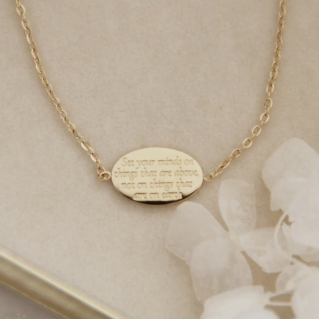 gold plated necklace